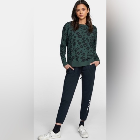 RVCA Mica Print Pullover Sweatshirt - Picture 2 of 6